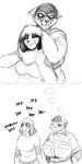  2018 angry anthro army asphyxiation big_breasts black_and_white breasts canine chokehold choking clothed clothing comic daydream dialogue dog dream english_text female fight fox fully_clothed hladilnik humor mammal military monochrome peggy_patterson samantha_thott simple_background soldier text uniform violence white_background 