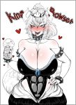 &lt;3 abs alternate_species animal_humanoid big_breasts blush bowser bowsette_meme breasts cleavage clothed clothing collar crossgender female huge_breasts humanoid koopa licking licking_lips mario_bros mushroom nintendo nipple_bulge parallax05 scalie spiked_collar spikes super_crown tongue tongue_out video_games wide_hips 