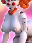  2018 all_fours animatronic anthonyblender baby_(fnafsl) breasts butt female five_nights_at_freddy&#039;s green_eyes hair humanoid machine nipples not_furry nude robot sister_location solo video_games 