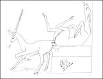  anal anal_penetration cervine cloven_hooves cum duo female feral feral_on_feral hooves horn male male/female mammal medial_ring monochrome mutual_penetration nude penetration penis pussy sex tail_sex tapering_penis traditional_media_(artwork) vaeu vaeu_(species) 