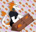  &lt;3 2018 anthro butt clothing digital_drawing_(artwork) digital_media_(artwork) fur male mammal serbert_(iwanttodie) sergal simple_background smile solo 