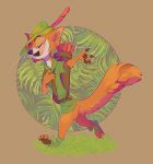  2018 anthro black_nose canine clothed clothing digital_media_(artwork) disney dreameleon fox fur hat hi_res male mammal robin_hood robin_hood_(disney) simple_background 