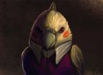  2018 avian beak bird clothed clothing cockatiel cockatoo feathers feral looking_at_viewer male parrot red_eyes solo thousandfoldfeathers 