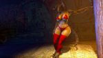  big_breasts bikini breasts brown_scales clothed clothing deathclaw fallout female femclaw horn kasdaq legwear monster navel prostitution scales scalie solo stockings street swimsuit thick_thighs video_games voluptuous wide_hips 