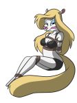  alpha_channel animaniacs anthro bdsm bedroom_eyes blonde_hair bondage bound breasts cleavage cleave_gag clothed clothing female hair half-closed_eyes lingerie looking_at_viewer mammal minerva_mink mink mustelid ryuseihikari seductive simple_background solo transparent_background warner_brothers 