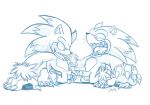  2018 anthro canine claws clothing cum docking frottage fur gloves hair male male/male mammal open_mouth sex sonic_(series) sonic_the_hedgehog sonic_the_werehog thedirtyshark werehog 