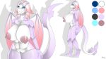  2018 absurd_res anthro anthrofied areola big_breasts breasts butt claws digital_media_(artwork) dragon eyelashes eyewear female glasses hair hi_res horn huge_breasts humanoid lactating looking_at_viewer malamol milk nipples nude pussy reptile scalie smile thick_thighs wide_hips wings zoe_(malamol) 