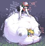  ! &lt;3 android areola belly big_belly big_breasts black_eyes black_hair blonde_hair blush breasts cave_story cum cum_inflation curly_brace duo eyes_closed female hair hat huge_breasts humanoid hyper hyper_belly immobile inflation machine male male/female mola nipples not_furry onomatopoeia open_mouth quote_(cave_story) robot sex size_difference small_dom_big_sub sound_effects sweat text tongue tongue_out video_games 