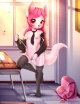  2018 clothing cub cum cum_drip cum_in_pussy cum_inside digital_media_(artwork) dripping female fingering flat_chested foxotter hair hi_res legwear mammal mustelid nipples otter pink_hair pussy pyravia school school_uniform sinfuldreams15 solo thigh_highs undressing uniform young 