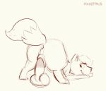  animal_genitalia animal_pussy animated anus butt canine canine_pussy dildo female feral fox knotted_dildo loop mammal masturbation penetration pocketpaws pussy sex_toy sketch solo vaginal vaginal_penetration wet 