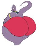  beerus belly big_belly big_butt blush butt cat dragon_ball dragon_ball_super feline fur huge_butt male mammal purple_fur source_request unknown_artist 