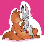  animal_genitalia animal_penis anthro boop canine canine_penis cute disney duo eye_contact female fox half-closed_eyes hand_on_penis imminent_sex interspecies judy_hopps knot lagomorph larger_male long_ears male male/female mammal nick_wilde nontoxo nose_boop nude on_lap penis predator/prey rabbit red_penis sex size_difference smaller_female zootopia 