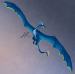  ambiguous_gender averrisvis claws curved_horn digital_media_(artwork) dragon horn membranous_wings simple_background solo spines wings wyvern 