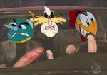  animated archie_comics dr_robotnik grounder scratch sonic_team 