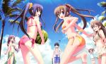  bikini cube itou_hinako kanekiyo_miwa miyazawa_midori natsu_no_ame segawa_rikako shinooka_misa shinooka_nene swimsuits wardrobe_malfunction 