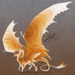  2018 ambiguous_gender averrisvis claws digital_media_(artwork) dragon feral full-length_portrait horn membranous_wings portrait scalie simple_background solo spines standing western_dragon wings 