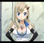  1girl blonde_hair blue_eyes breasts cleavage eden&#039;s_zero gaston18 large_breasts long_hair rebecca_(eden&#039;s_zero) tagme 
