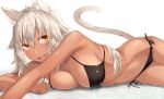  animal_ears bikini kimura_(ykimu) swimsuits tagme tail wet 