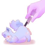  alolan_vulpix anal anal_penetration animal_genitalia animal_penis canine_penis crying duo feral forced improvised_dildo improvised_sex_toy invalid_tag male mechanical_pencil nickcola nintendo penetration penis pok&eacute;mon pok&eacute;mon_(species) regional_variant side_view simple_background size_difference tears video_games 