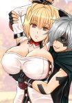  blonde_hair breasts claire_victorious cleavage god_eater god_eater_3 large_breasts short_hair tagme 