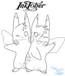  balls brother cleft_tail female inktober male mila milachu92 nintendo notchu penis pikachu pok&eacute;mon pok&eacute;mon_(species) pussy sibling sister video_games 