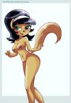  anthro blush breasts cat erohd feline female hi_res kitty_katswell looking_at_viewer mammal navel nickelodeon nipples nude pussy smile solo t.u.f.f._puppy 