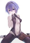  assassin_(fate/prototype:_fragments) bandages fate/grand_order leotard no_bra tagme 