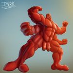  2018 2_toes alien barefoot belly ben_10 biceps cartoon_network digital_media_(artwork) durkdurchest_(artist) feet four_arms_(ben_10) fourarms hi_res humanoid humanoid_penis invalid_color invalid_tag looking_at_viewer male multi_penis muscular muscular_male nipples not_furry nude open_mouth pecs penis pose red_skin simple_background smile solo standing teeth toes uncut 