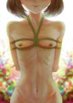  1girl areolae bdsm bondage bound breasts female ikelag nipples shibari small_breasts solo 