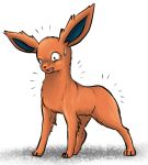  2012 ambiguous_gender eeveelution flareon fur furreon mammal nintendo open_mouth pok&eacute;mon pok&eacute;mon_(species) simple_background solo startled sweat sweatdrop video_games 