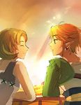  1girl blonde_hair closed_eyes earrings ilia_(zelda) jewelry link muse_(rainforest) pointy_ears the_legend_of_zelda the_legend_of_zelda:_twilight_princess 