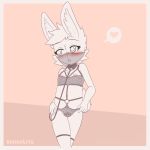  &lt;3 areola blush bra bunnybits clothing collar cub erect_nipples female flat_chested lagomorph leash lingerie looking_away mammal nipples open_mouth panties rabbit simple_background translucent underwear veil young 
