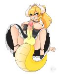  alternate_species balls bowser bowsette_meme breast_grab breasts cartoonhorseporn collar crossgender dickgirl erection hand_on_breast humanoid humanoid_penis intersex koopa mario_bros nintendo nipple_slip penis scalie spiked_collar spikes super_crown video_games 