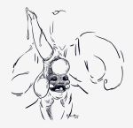  balls beastmilk bovine cattle mammal monochrome muscular navel open_mouth penis what 