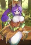  breasts canine clothed clothing female knife kyuuri legend_of_mana mammal mana_(series) sierra_(mana) solo video_games weapon 