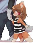  age_difference canine clothed clothing crossdressing cub dagasi dog girly invalid_tag male mammal older_male perro-kun young younger_male 