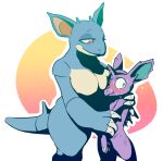  age_difference anthro female male nidoqueen nidoran nintendo nobby_(artist) older_female pok&eacute;mon pok&eacute;mon_(species) size_difference sweat video_games younger_male 