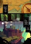  2016 castle cloud coastline comic compass cover detailed_background digital_media_(artwork) english_text forest lumo map outside sea sky sunrise text thorns tree water zero_pictured 