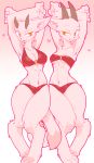  2girls breasts brown_eyes cat furry kazuhiro multiple_girls pink_hair siblings twins 