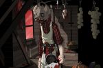  anthro apron bared_teeth blood blood_on_clothing blood_on_hand cleaver clothing food fruit frying_pan garlic glowing glowing_eyes holding_object humanoid_hands inside knife mammal melee_weapon open_mouth pumpkin rat rodent shirt solo syrupdude vegetable weapon whiskers window 