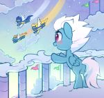  2017 being_watched big_eyes blonde_hair blue_fur blue_hair blue_wings blush celebi-yoshi cloud crib cute detailed_background digital_media_(artwork) equine eyelashes eyewear feathered_wings feathers female feral flag fleetfoot_(mlp) flying friendship_is_magic fur goggles group hair hooves male mammal mane my_little_pony nude open_mouth open_smile orange_hair outside pegasus purple_eyes quadruped rear_view sky smile soarin_(mlp) spitfire_(mlp) spread_wings star surprise_(pre-g4) white_hair white_wings wings wonderbolts_(mlp) young 