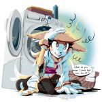  akita animate_inanimate anthro canine clothed clothing dialogue dog doll english_text female goshaag mammal rosa_(villyvalley16) simple_background solo text washing_machine white_background 