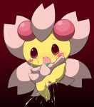  2018 blush cherrim female male male/female nintendo open_mouth penis pok&eacute;mon pok&eacute;mon_(species) pussy sex simple_background tatwuyan tears video_games 