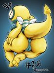  2018 anthro anthrofied anus big_breasts big_butt breasts butt digital_media_(artwork) dunsparce english_text female hi_res hoedeer nintendo nude pok&eacute;mon pok&eacute;mon_(species) pussy reptile scalie simple_background slightly_chubby solo text tsuchinoko video_games wings 