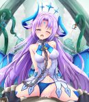  bare_shoulders blush breasts broken_horn cat_and_rabbit chain clothed_sex cum cum_in_pussy demon_girl demon_horns demon_tail demon_wings elsword highres horns ishtar_(elsword) long_hair luciela_r._sourcream medium_breasts navel one_eye_closed open_mouth panties pointy_ears star star-shaped_pupils sweat symbol symbol-shaped_pupils tail tears torn_clothes torn_panties underwear very_long_hair wings 