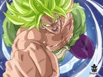  1boy artist_request broly dragon_ball dragon_ball_super legendary_super_saiyan muscle scar super_saiyan 