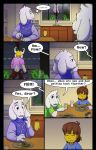  absolutedream asgore_dreemurr asriel_dreemurr boss_monster caprine comic delta_rune dialogue english_text fur horn human long_ears mammal protagonist_(undertale) text toriel undertale video_games white_fur 