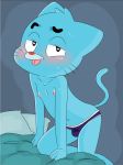  anthro beege cartoon_network cat clothing cub feline gumball_watterson male mammal solo the_amazing_world_of_gumball underwear young 