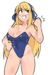  1girl breasts inkerton-kun katsuragi_(senran_kagura) large_breasts leotard senran_kagura 