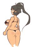  1girl ass bikini homura_(senran_kagura) inkerton-kun senran_kagura solo swimsuit 